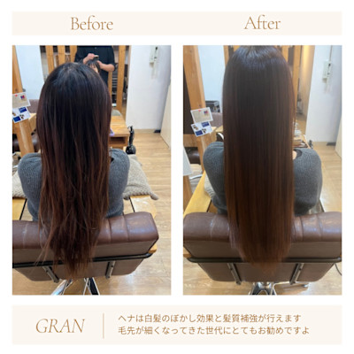 お客様髪質改善データ2011（ヘナで髪質改善）