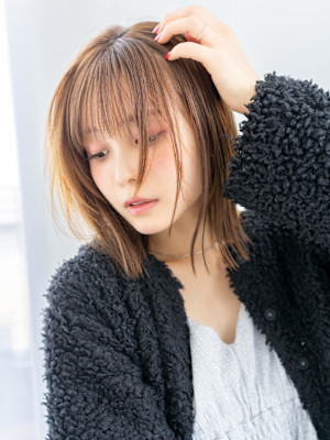 大人可愛い20代30代/髪質改善/ブリーチ/レイヤーカット