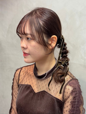 【藤沢ヘアセット】あみおろし