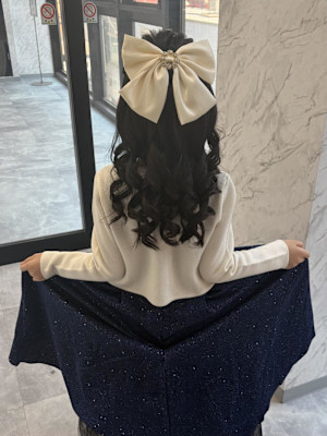 ハッシュカット/顔周りカット/ダークブラウン/シャギーカット