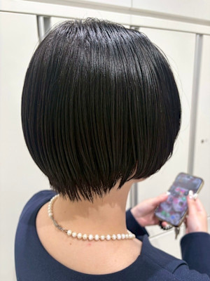 丸みショート×山本かほ