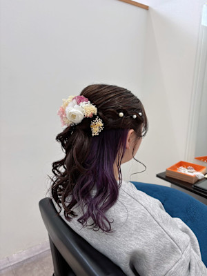 Hair Salon for D　 ×　ハーフアップ