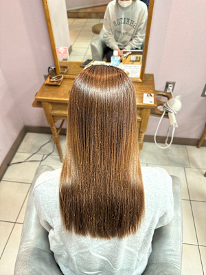 髪質改善ストレート