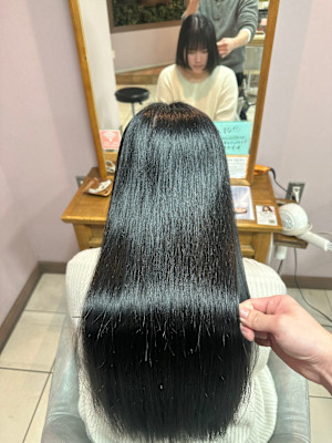 髪質改善ストレート