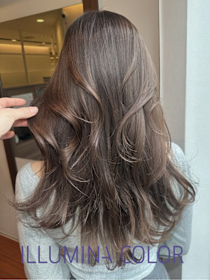 20代　髪質改善 イルミナカラーf