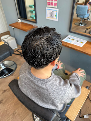 シークレットパーマ/ゆるふわショート