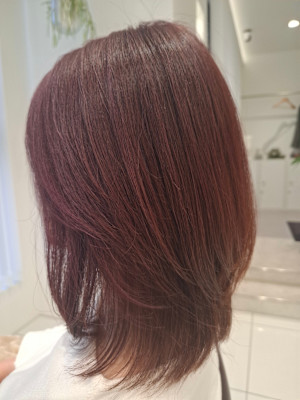 話題の酵素カラー♪カシミヤ髪質改善トリートメント