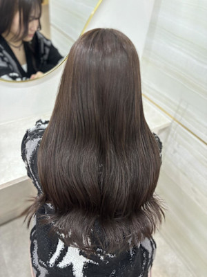 《矢崎萌々》アッシュグレー/艶カラー/大宮