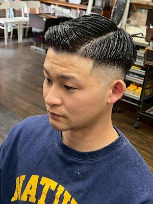 サイドパート 本厚木床屋 本厚木バーバー