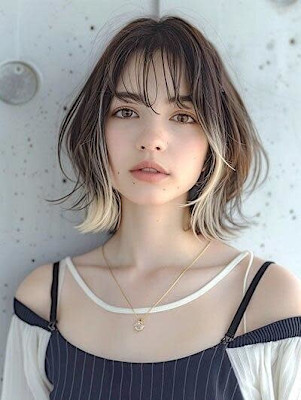 毛先カラーくびれロブ☆銀座/東京駅