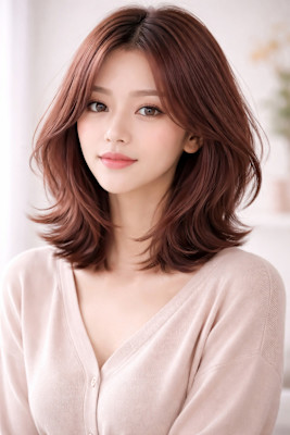 大人のフェースレイヤーカット