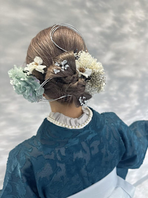 ハッシュカット/顔周りカット/ダークブラウン/シャギーカット