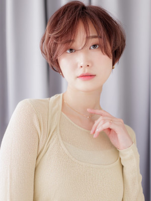 ブリーチなし大人美人抜け感クールショートマッシュ20代30代