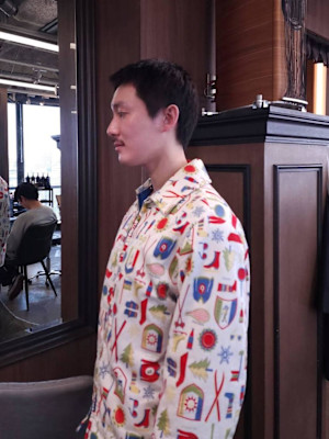 ナードなメンズのショートスタイル