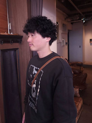 アフロ風パーマスタイル！