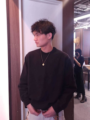 ニュアンスパーマセンターパートショート