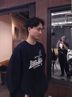 ニュアンスパーマセンターパートショート