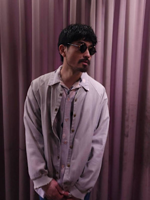 メンズのラフなパーマショート