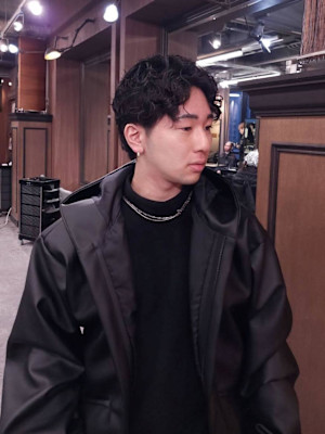 ニュアンスパーマセンターパートショート