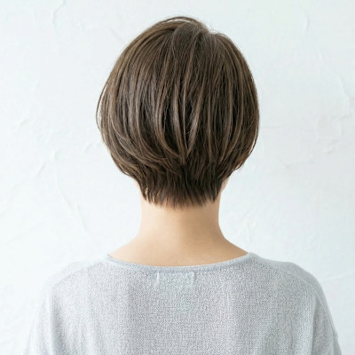 【30代40代】乾かすだけ！ふんわり上品大人ショート