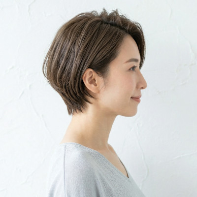 【30代40代】乾かすだけ！ふんわり上品大人ショート