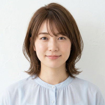 ふんわり大人可愛いひし形ショート・マロンベージュ