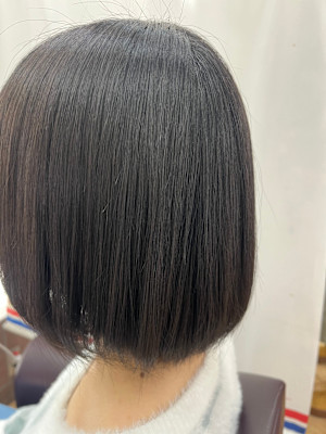 オイルストレートボブ