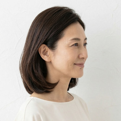 50代大人女性必見！乾かすだけで決まる上品艶ワンレンボブ