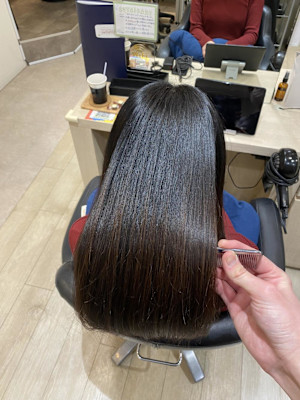 艶出し髪質改善