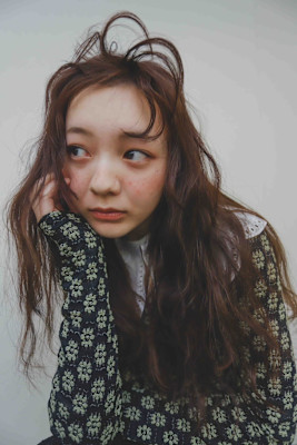 くせ毛風ラフウェーブ × アンニュイロング