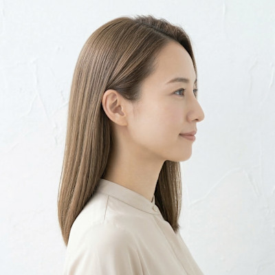 【大人上品】ハンドブローで決まるワンレンミディアムボブ