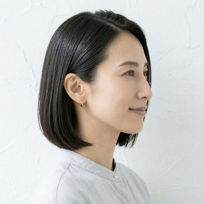 【30代40代】上品ツヤ髪♪乾かすだけ手入れ簡単大人ボブ