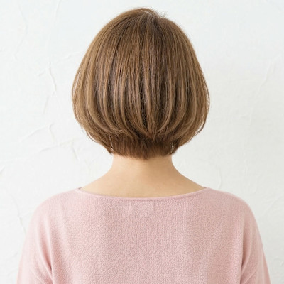 乾かすだけで決まる！【大人可愛い】小顔ショートボブ