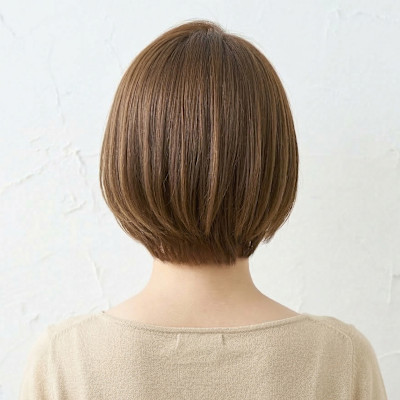 【小顔効果◎】大人可愛い内巻きナチュラルショートボブ