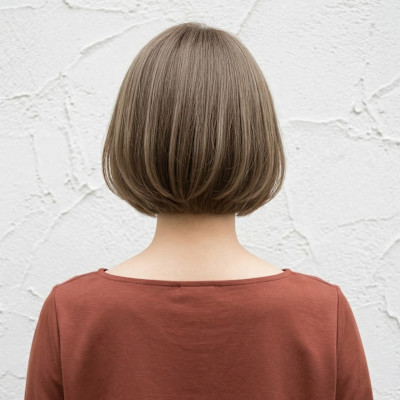 大人女性の上品ショートボブ【小顔効果◎】