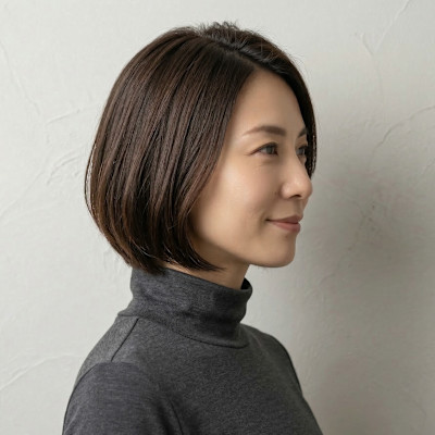 清潔感抜群！30代40代に贈る大人可愛いショートボブ