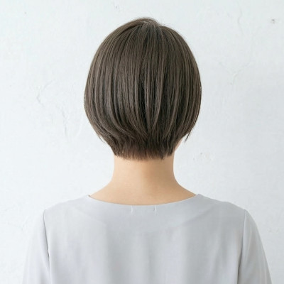 【大人上品】自然なツヤ感ショートボブ（30・40代におすすめ