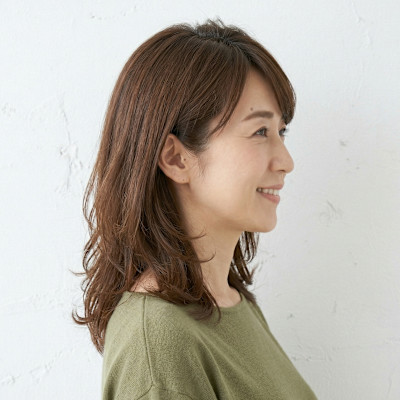 大人の艶髪ミディアム＊白髪も悩みに変えないナチュラルカラー