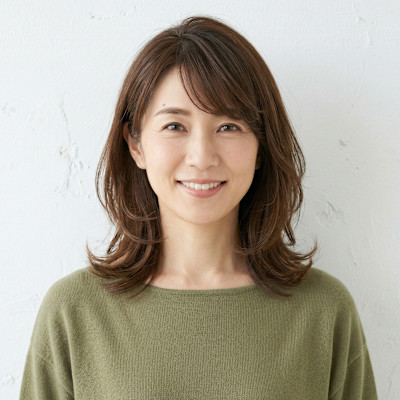 大人の艶髪ミディアム＊白髪も悩みに変えないナチュラルカラー