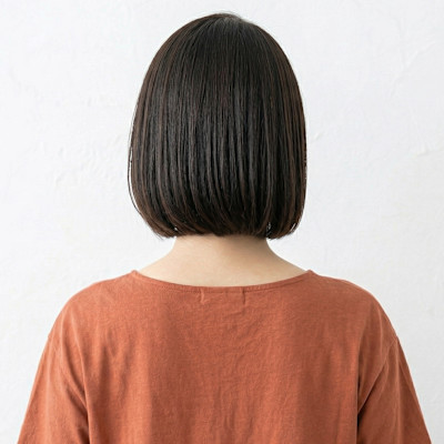 30・40・50代に。白髪・細毛ケアも叶う上品ワンレン艶ボブ