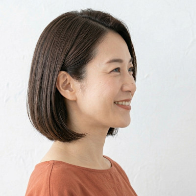 30・40・50代に。白髪・細毛ケアも叶う上品ワンレン艶ボブ