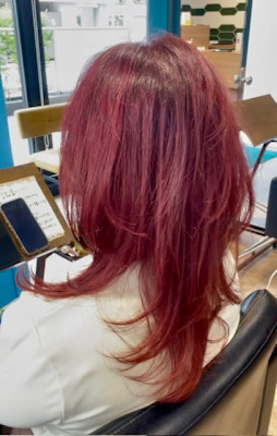 レッドヘア/レイヤースタイル