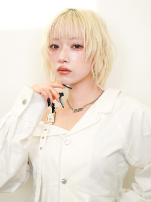 【La fith】ブロンドベージュ×レイヤーボブ×ミニボブ