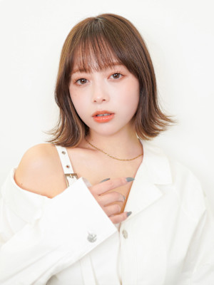 【La fith】外ハネボブ×オリーブブラウン