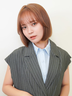 【La fith】切りっぱなしボブ×ダブルカラー