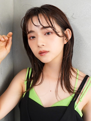 【La fith】アッシュグレージュ×シースルーバング