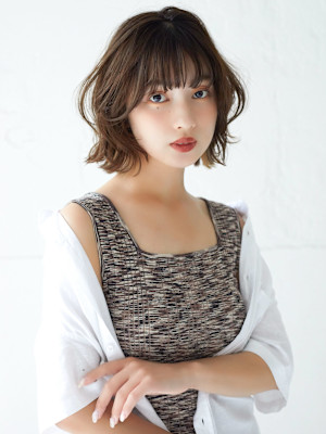 【La fith】くびれボブ×シアーグレージュ