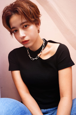 【La fith】 センターパート×ハンサムショート