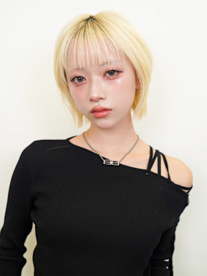 【La fith】ショートボブ×ブリーチ×ハイトーン