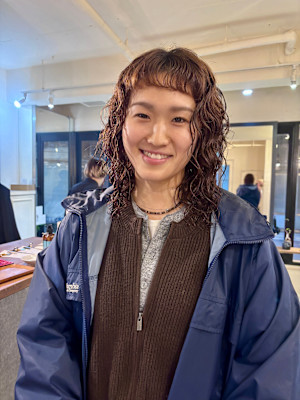 くせ毛風パーマ